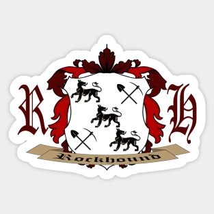 Rockhound Coat of Arms Sticker